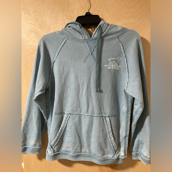 Buddy by the Sea Light Blue “Buddy by the Lake” Hoodie - Picture 1 of 4